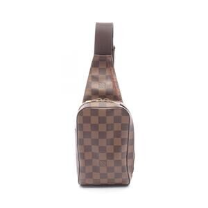 Louis Vuitton Geronimos Damier Waist Bag Body Canvas Ebene Brown